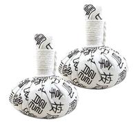 HEALSOPTHY Balle de Massage des Pieds 2 Pièces Fonction de Chaleur, Housses en Coton et Design Stylé, Adaptée pour Détente Musculaire et Récupération Confortable Après Activité Physique