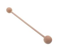 HEALSOPTHY Bâton Bois pour Modelage de Poterie avec Manche Long Ergonomique Outil de Sculpture Argile pour Artistes Stick à Embosser pour Poterie et Création Manuelle