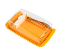 HEALSOPTHY Boîte à Beurre Transparente avec Coupe Beurre Intégré Boîte de Conservation pour Cuisine Couvercle Étanche Rangement Pratique