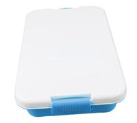 HEALSOPTHY Boîte à Sable Plastique Portable avec Couvercle Bac à Sable Compact Aux Chocs Capacité pour Jouets Rangement Polyvalent pour Activités Extérieures et Jeux