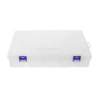 HEALSOPTHY Boîte de Rangement pour Perles en Plastique Transparente 45 Compartiments 5,5x5,5 Cm avec Couvercle à Charnière, Mini Organisateur Portable pour Loisirs Créatifs, Atelier DIY