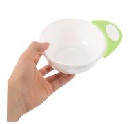 HEALSOPTHY Bol pour Garçon Fille Broyeur Manuel Portable Bol à Écraser Aliments Antidérapant avec Base Stable Chaleur pour Repas Chauds Voyage et Extérieur