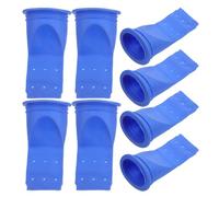 HEALSOPTHY Bonde et Noyau de Drainage D'eau Anti Odeur Dispositif Anti-refoulement en Silicone Pack de 8 Pièces pour Siphon de Sol pour Salle de Bain et Toilettes