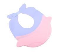 HEALSOPTHY Bonnet Bain Garçon Fille Réglable Silicone Étanche avec Visière Protection Yeux et Oreilles pour Coupe de Cheveux Garçon Fille