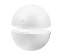 HEALSOPTHY Boule Mousse Blanche pour DIY Décoration Mariage Fête Creuse pour Projets Artisanaux et Ornements Personnalisés