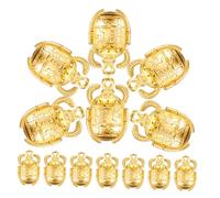 HEALSOPTHY Breloques Scarabée En Métal Doré 20 Pcs, Charme Créatif Petit Pendentif, Accessoires Diy Pour Bijoux Femme, Fabrication Bracelets Colliers, Loisirs Créatifs, Présent Décoration
