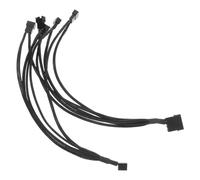 HEALSOPTHY Câble Adaptateur Répartiteur de Ventilateur PC Hub de Ventilateur pour Refroidissement et Gestion de Airflow Durable et Fiable pour Configurations Ordinateur