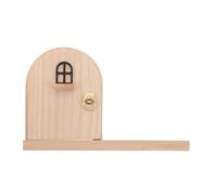 HEALSOPTHY Cache-prise de Porte Féerique en Bois Naturel 24x15,5x4,5 Cm, Protection D'interrupteur Sécurisée pour Garçon et Filles et Animaux, Plaque Murale Décorative pour Chambre et Salle