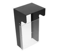 HEALSOPTHY Cache Sonnette Extérieure Imperméable en Métal et Acrylique Noir, Protection Pare-Soleil pour Interphones Vidéo et Systèmes de Contrôle D'accès Muraux, Usage Commercial Extérieur