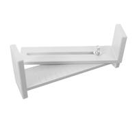 HEALSOPTHY Cadre de Bracelet Tissé en Plastique Blanc pour Kit DIY Outil de Cordon Pratique pour Fabriquer Bracelet Tressé Support pour Sports et Décoration
