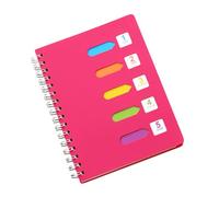 HEALSOPTHY Carnet à Spirales A5 Papier Épais et Plat pour Étudiants Écriture Fluide Confortable, pour Prise de Notes et Voyages