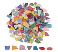 HEALSOPTHY Carreaux Mosaïque Céramique DIY Assortiment Tesselles Irrégulières Émaillées Pierres Naturelles pour Décoration Maison Jardin et Salle de Bain