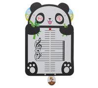 HEALSOPTHY Carte D'entraînement Rythmique Musicale pour Garçon et Filles Débutants Panda, Tableau Mobile Pédagogique Cinq Lignes, Outil Éducatif Ludique pour Apprentissage du Solfège