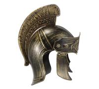 HEALSOPTHY Casque Romain pour Cosplay Accessoire Médiéval Doré pour Fête Halloween et Événements Thématiques