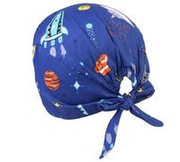 HEALSOPTHY Casquette en Coton à Motif Imprimé pour Salon de Beauté et Dentiste Couvre-Chef Absorbant la Transpiration Confortable et Adapté au Travail Médical et Esthétique