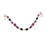 HEALSOPTHY Chaîne De Perles Colorées Pour Sac À Main Accessoires De Rechange Pour Sangle De Téléphone Sangle De Poignet Pour Appareil Photo En Acrylique Violet