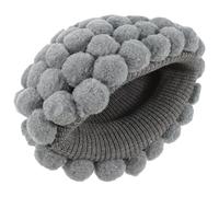 HEALSOPTHY Chapeau Bébé Style Vieille Dame Gris Clair Bonnet -Né Extensible 46-50 CM Accessoire Photo Créatif pour Séance Photo Bébé Présent Shower Unisexe