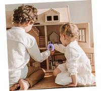 HEALSOPTHY Chat et Petit Chien Décor Réaliste pour Maison de Poupée Transporteur Interactif Portable pour et Amateurs Animaux