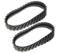 HEALSOPTHY Chenilles de Remplacement pour Nettoyeur Zodiac MX8, Lot de 2 en Caoutchouc Noir, Accessoires pour Entretien et Prolongation de Vie d’Aspirateur Petite Piscine
