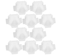 HEALSOPTHY Clips de Fixation pour Essuie-glaces, 10 Pièces Blancs en Plastique, Compatibles Voitures et Buses, Accessoires pour Bras d'Essuie-glace lors de Conduite sous la Pluie