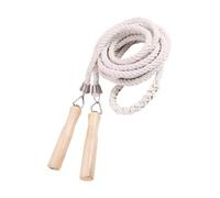HEALSOPTHY Corde à Saut Longue en Coton et Lin Résistante Poignée Antidérapante pour Jeux de Groupe et Activités Scolaires Collectives