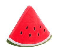 HEALSOPTHY Coussin en Peluche Pastèque Réaliste, Oreiller Moelleux Triangulaire 45x30 Cm, Peluche Douce et Confortable pour Canapé et Décoration Intérieure
