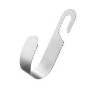 HEALSOPTHY Crochet pour Tuyau D'arrosage en Acier Inoxydable Robuste et Résistant la Déformation, Support Mural Argenté pour Rangement Jardin et Réservoir D'eau