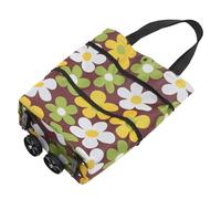 HEALSOPTHY de Courses Trolley Oxford avec roulettes et Poignées Renforcées Réutilisable et Résistant pour Shopping Voyage et Rangement Quotidien