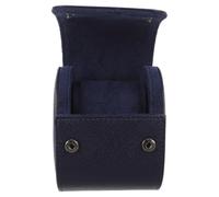 HEALSOPTHY de Surveillance étui de Montre de Voyage Regarder la Pochette Regarder la Poche de Voyage PU Watch Case Support de Bracelet Le boîtier de Transport Blue