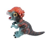 HEALSOPTHY Dinosaure Sonore Miniature Plastique Figurine Éducative Réaliste Modèle Q Version pour Garçon Fille Décoration Anniversaire Garçon Fille Imagination Sûr et Couleur Aléatoire