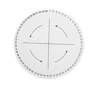 HEALSOPTHY Disque Bracelet Rond Fentes Plaque Épaisse et Dure Capacité pour Tresses Complexes Outil DIY Macramé Accessoire Créatif