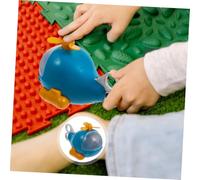 HEALSOPTHY DIY Kit Avion Forme de Multifonctionnel pour Fournitures Scolaires Complet de Papeterie pour Garçon Fille Bleu Apprentissage Ludique et Créatif