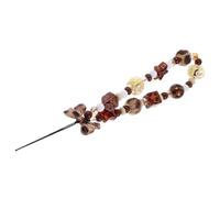 HEALSOPTHY Dragonne de Téléphone à Perles Rétro Cordon Porte-clés Léopard, Bracelet Antivol Léger et Confortable, Chaîne Anti-perte Polyvalente pour Téléphone Portable, Accessoire pour Sport