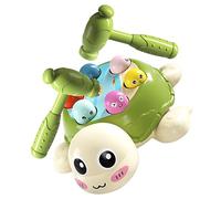 HEALSOPTHY Éducatif Taupe à Frapper pour Garçon Fille Jeu Interactif Double Marteau pour Éveil et Motricité Fine