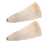 HEALSOPTHY Ensemble 2pcs Cornes à Boire en Corne Naturelle Style Antique Isolation Renforcée, Décor Rustique pour Célébrations et Présents Hommes Vikings