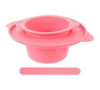 HEALSOPTHY Ensemble de bols mélangeurs pour masques faciaux en silicone 400ml, réutilisable et pliable, conçu pour DIY et institut de beauté, bol mélangeur pour masque, 1 set