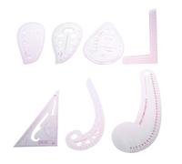 HEALSOPTHY Ensemble de Règles de Couture Multifonctions en Plastique Formes Variées et Courbes pour Création de Motifs et Usage Individuel