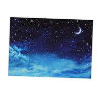 HEALSOPTHY Fond D'écran Photo Nuit Étoilée Bleu 210x150 Cm en Tissu Suspendu Décor Élégant pour Fête d'anniversaire et Séance Photo Bannière Murale et Événement sous Ciel Étoilé