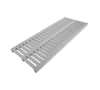 HEALSOPTHY Grille de caniveau en plastique, grille de drainage, 50 x 15 cm, en polymère, pour évacuation des eaux pluviales en extérieur, patio et rénovation urbaine, anti-dérapante