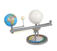 HEALSOPTHY Instrument Éducatif de Géographie Système Orbital à Trois Sphères Modèle Planétarium Pédagogique pour Apprentissage Scientifique et Astronomique
