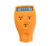 HEALSOPTHY Jauge Épaisseur de Revêtement Numérique Portable avec Écran LCD pour Peinture Automobile Testeur Film Métal et Compact sans Batterie Jaune