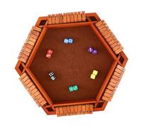 HEALSOPTHY Jeu de Société Close The Box avec Dés Faces Jeu Mathématique de Table Compact pour Plusieurs Joueurs pour Maison Fête et