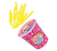 HEALSOPTHY Jeu de Tirage Sort Drôle et Interactif de Frites, Éducatif Sensoriel pour Tout-Petits, Couleur Rose, pour Fêtes et Jeux Familiaux, Cognitif Amusant