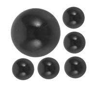 HEALSOPTHY Kit de 6 Mini Boules de Flipper en Plastique Noir Accessoires de Remplacement pour Machine à Arcade Jeu Interactif pour Garçon et Filles et Jouets D’Apprentissage Pratique