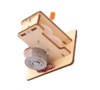 HEALSOPTHY Kit de Bricolage Générateur Manuel en Bois Modèle à Assembler pour Expériences Éducatives Solide en Bois pour Garçon et Filles et Étudiants en Sciences