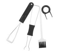 HEALSOPTHY Kit Extracteur Touches Clavier Mécanique 4 Pièces en Métal Noir avec Brosse de Nettoyage Outil Démontage et Réparation Clavier Portable pour Entretien et Retrait Commutateurs