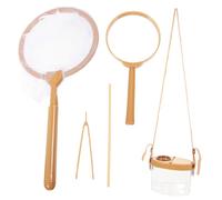 HEALSOPTHY Kit Observation Insectes pour Garçon Fille Jeu Éducatif Extérieur avec Filet Attrape-Insectes Boîte Transparente Légère et Réglable pour Exploration Nature et Sciences