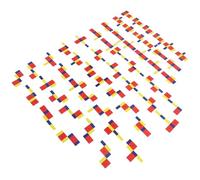 HEALSOPTHY Kit Pédagogique de Prisme Rectangulaire en Papier 54 Feuilles pour Démonstration de Surface et Longueur des Arêtes, Outil Scolaire Innovant pour Activités Pratiques en Physique