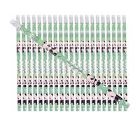 HEALSOPTHY Lot de 100 Set de Set de Crayons de Bois avec Gomme Motif Panda Mignon, Faciles à Tailler, pour Garçon et Filles à L'école ou Maison