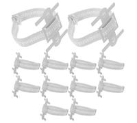 HEALSOPTHY Lot de 12 Bracelets Porte-fleurs Élastiques en Aluminium, Support de Poignet Floral Ajustable pour Mariages et Fêtes, Bracelets Ornement Fleuris Faits Maison, Accessoires
